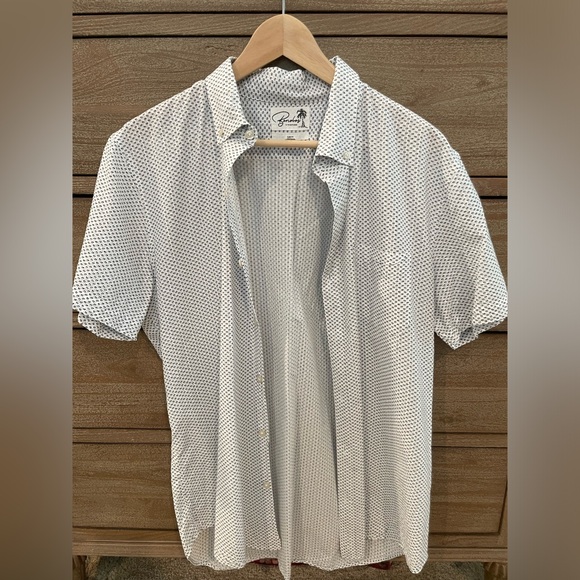 BONOBOS Slim Fit Short Sleeve Button-Up Shirt Size Large - Picture 1 of 6